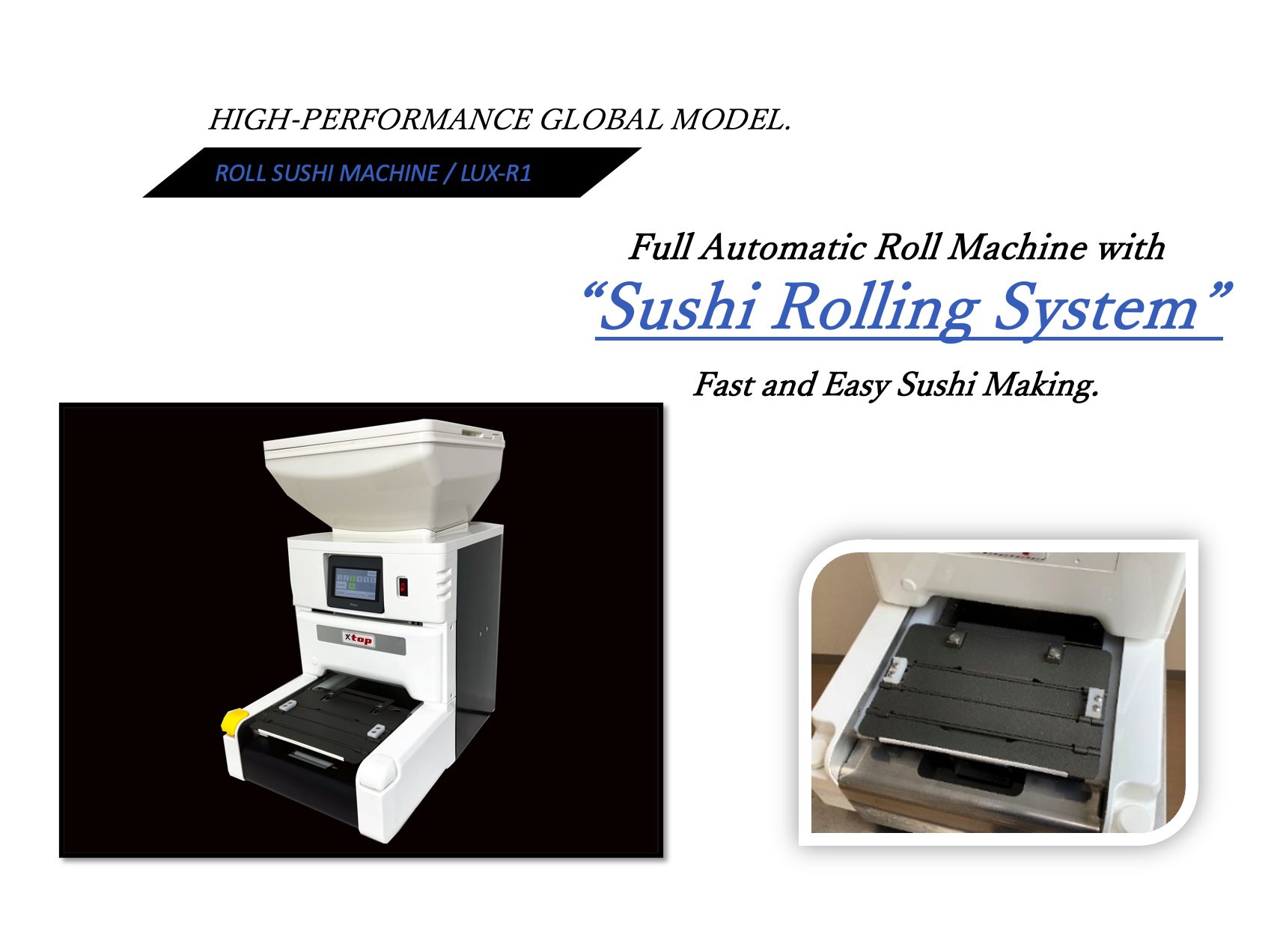 Sushi Robot, Sushi Machine TOP,INC. in Japan